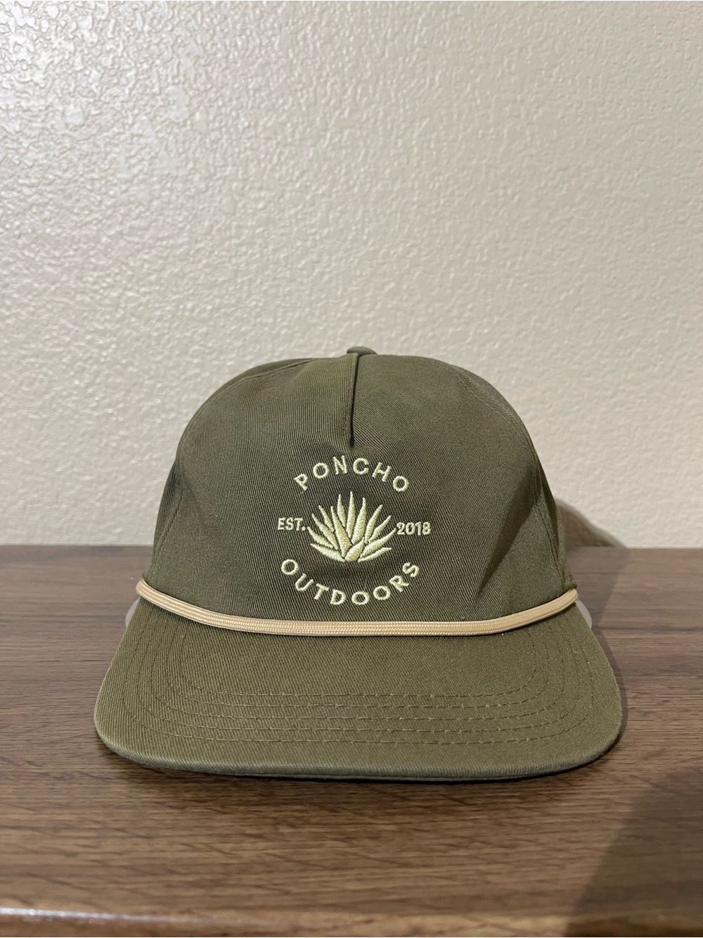 Poncho Outdoors Olive Green Corded Cap